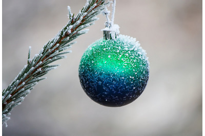Christmas ball close up