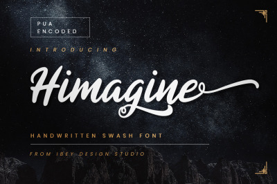 Himagine - Handwritten Swash Font