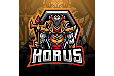 Horus esport mascot logo design