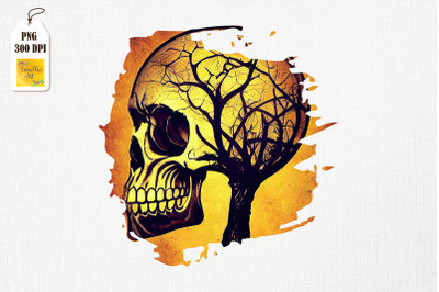 Spooky Skull Tree