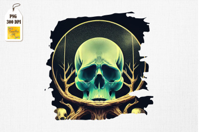 Skull Fine Art Spooky Halloween 3