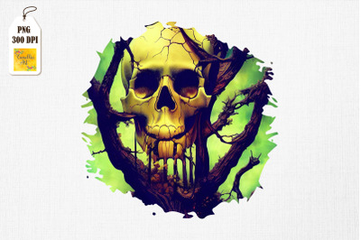 Poison Skull on a tree