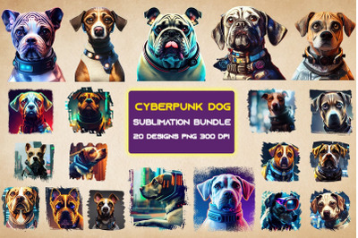 Cyberpunk Dog Bundle-20 Designs-221015