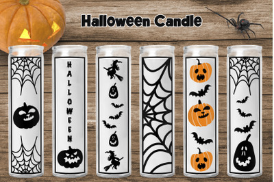 Halloween candle SVG | Halloween dollar tree candle