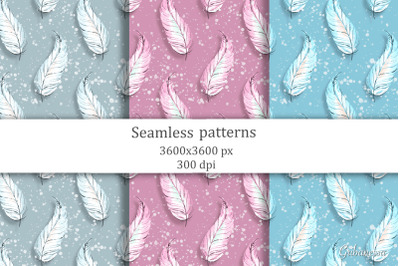 Patterns with feathers