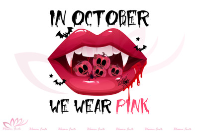 In October we wear Pink Sublimation