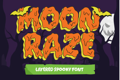 Moon Raze - Spooky Font