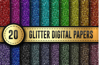 Glitter Digital Papers