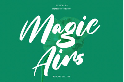 Magic Airs Script Font