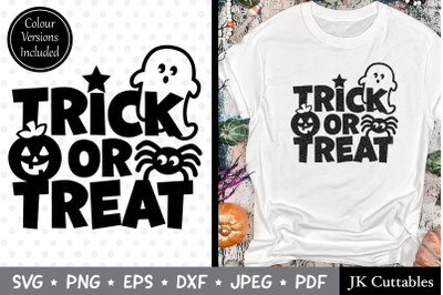 Halloween SVG DXF PNG EPS, Halloween cut files, Trick or Treat SVG