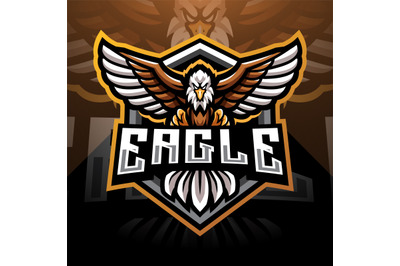 Eagle esport mascot logo design