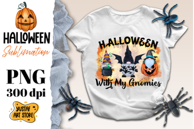 Halloween with my gnomies. Halloween Gnome sublimation