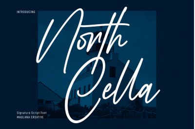 North Cella Signature Script Font