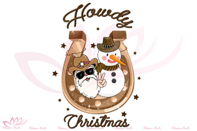 Howdy Christmas Sublimation Download