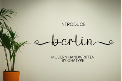 berlin script font