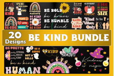 Be Kind Bundle 20 SVG