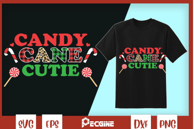 Christmas Candy Cane Cutie SVG