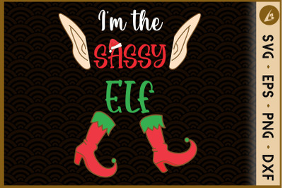 Christmas Elf I&amp;&23;039;m The Sassy Elf