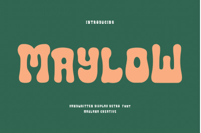 Maylow Display Font