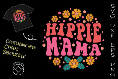 Hippie Mama Hippie Keychain