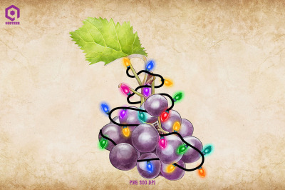 Grape Christmas Tree Lights