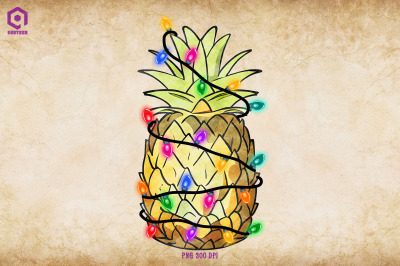 Pineapple Christmas Tree Lights