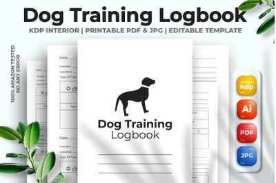 Dog Training Logbook KDP Interior