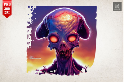 Alien Zombie Art 2