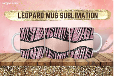 Leopard Sublimation | PNG Bundle | Mug Wrap