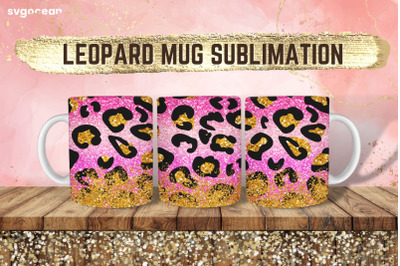 Leopard Glitter Sublimation | PNG Bundle | Mug Wrap