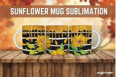 Sunflower Mug | PNG Bundle | Mug Wrap