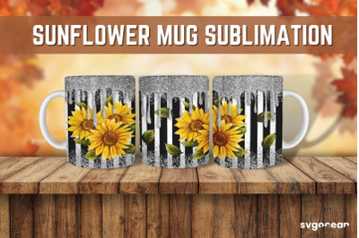 Sunflower Sublimation | PNG Bundle | Mug Wrap