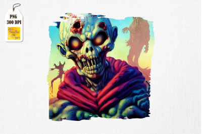 Spooky Mutant Zombie Portrait 2