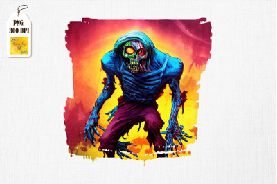 Spooky Mutant Zombie Portrait 3