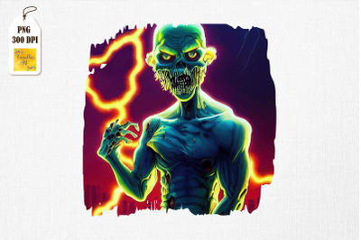 Spooky Mutant Zombie Portrait 4