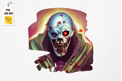 Spooky Mutant Zombie Portrait 6