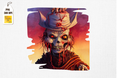 Cowboy Zombie Art