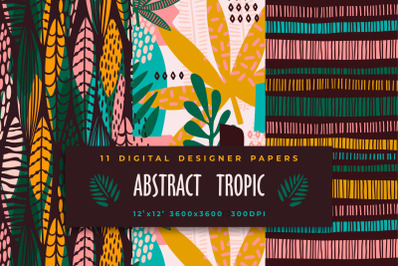 Abstract Tropic. Digital papers