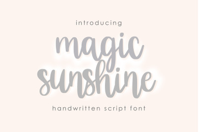 Magic Sunshine