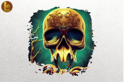 Mystic Skull Art Gift For Skull Lover 3