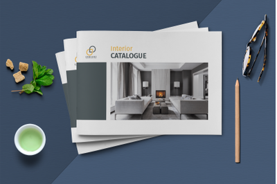 A5 Landscape Catalogue Template