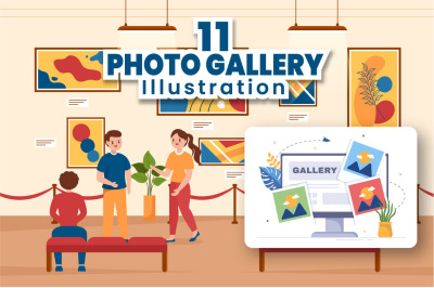 11 Photo Gallery Illustration