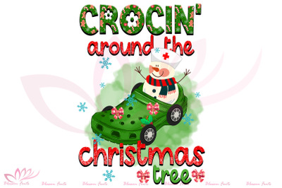 Crocin&#039; around the Christmas tree PNG