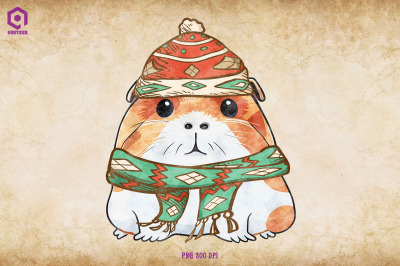 Guinea Pig Cozy Christmas