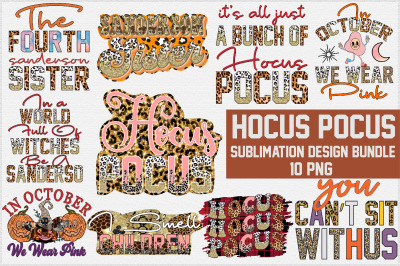 Hocus Pocus Sublimation Bundle