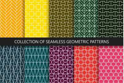 Color seamless ornamental patterns