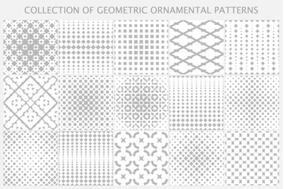 Geometric gray halftone patterns