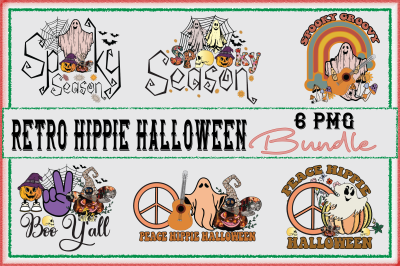 Retro Hippie Halloween Bundle