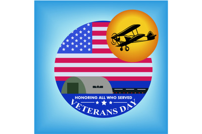 America Veterans Day Vector Illustration
