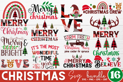 Christmas SVG Bundle, Christmas Bundle